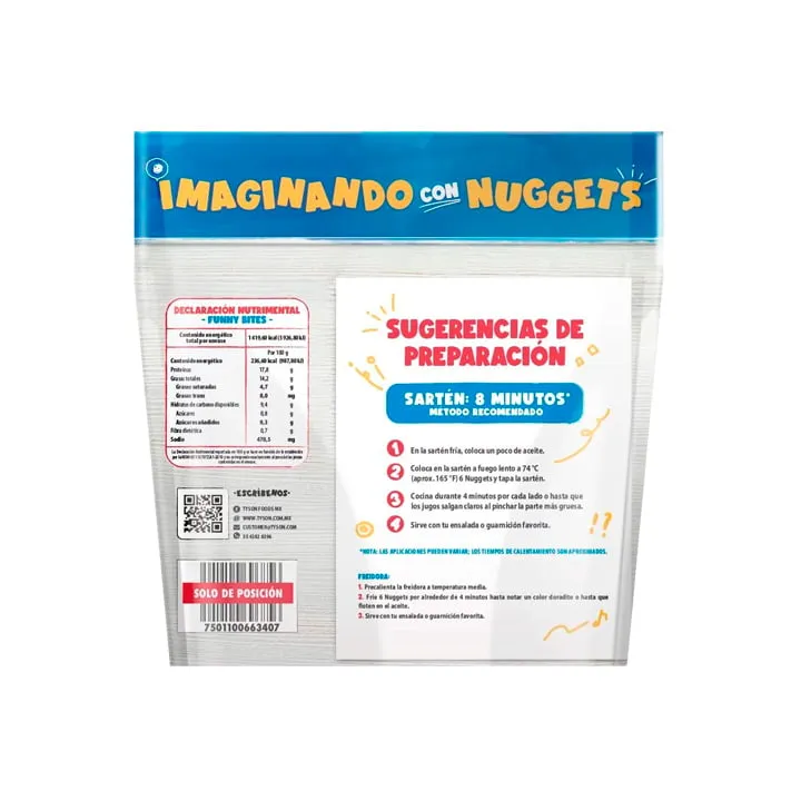 Nuggets chikiformas Tyson
