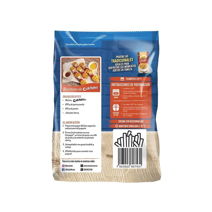 Papas caripapas horneables McCain