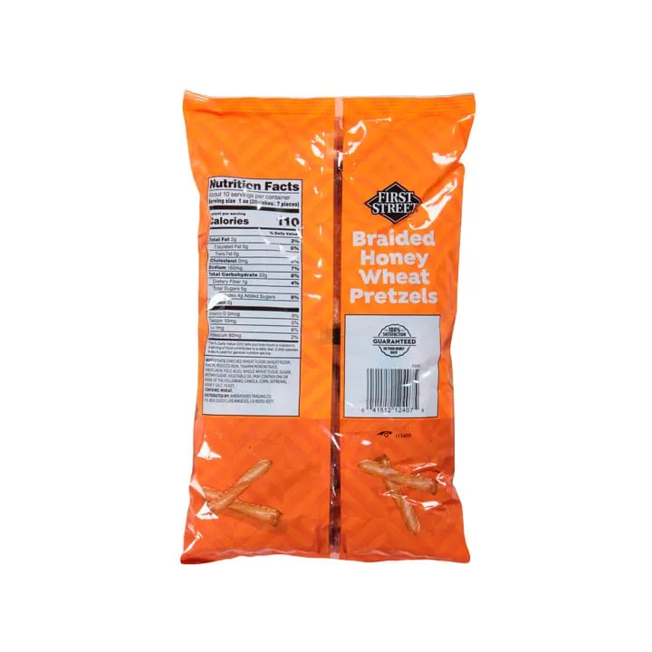 Pretzels de trigo y miel First Street