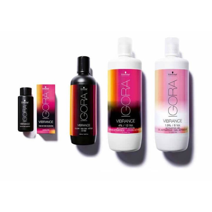 Tintes dermi permanente Schwarzkopf Igora Vibrance Dorados y Beiges