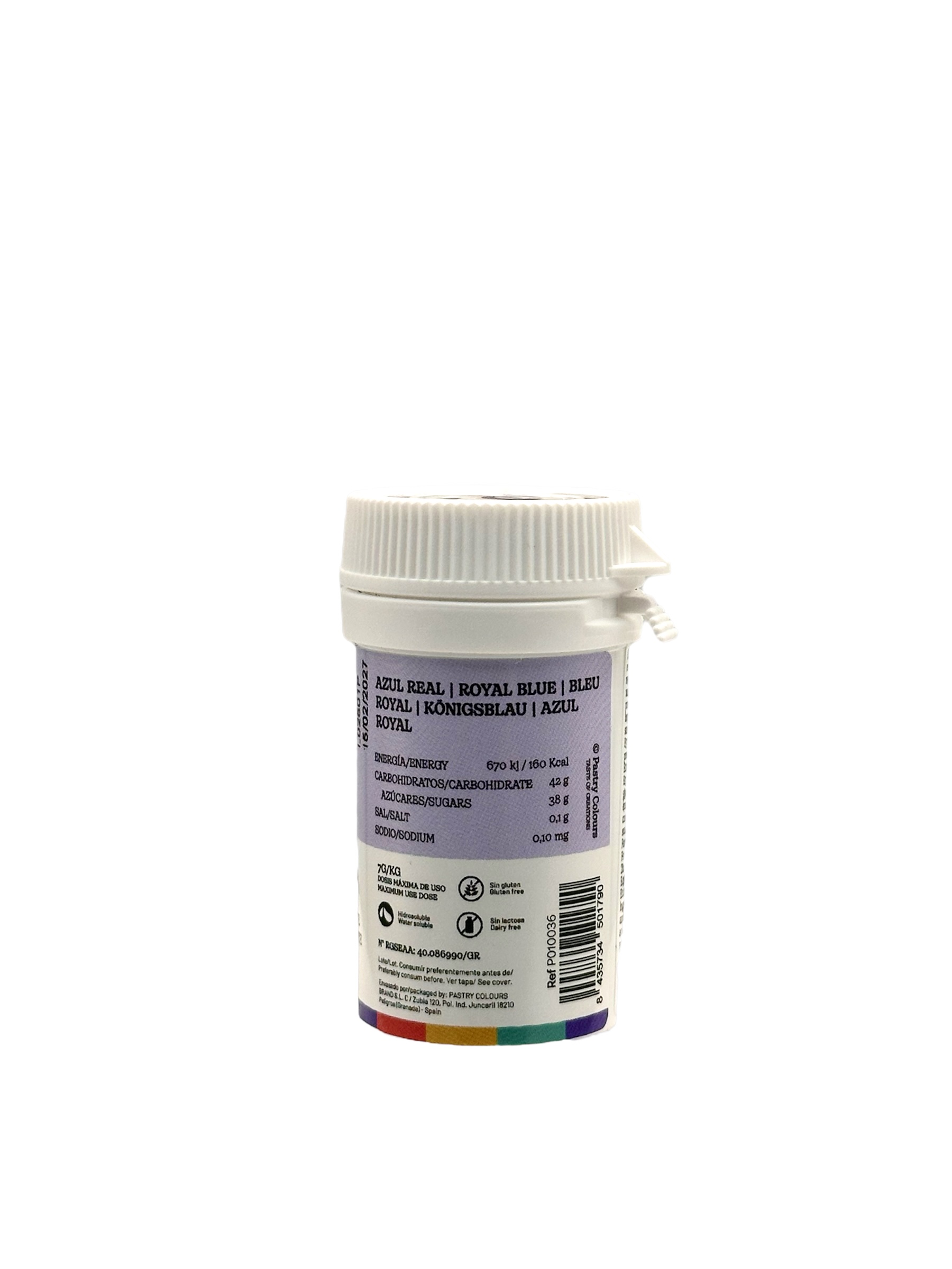 Colorante en Pasta Azul Real Hidrosoluble 25g- Pastry Colours - Imagen 3