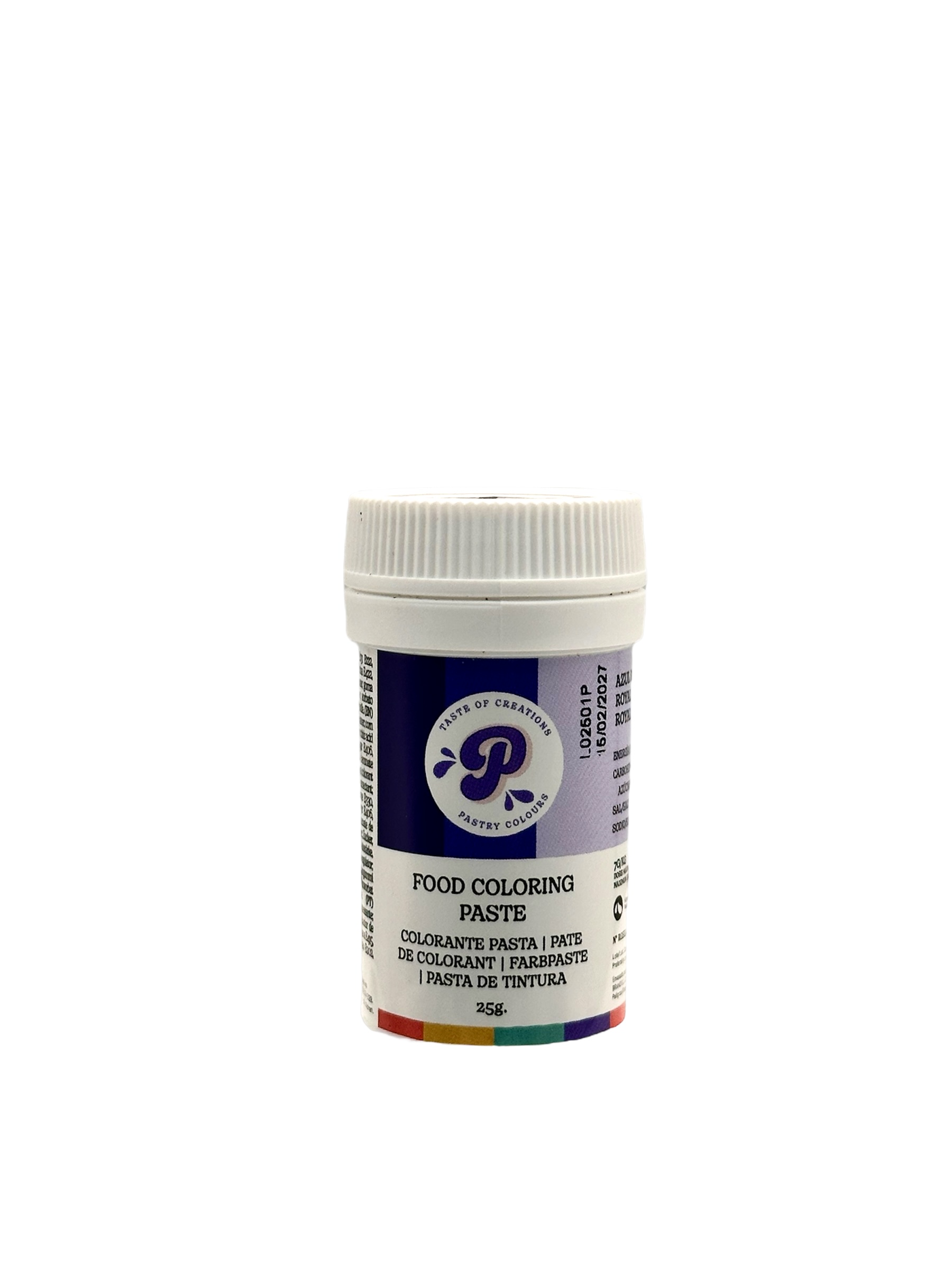 Colorante en Pasta Azul Real Hidrosoluble 25g- Pastry Colours