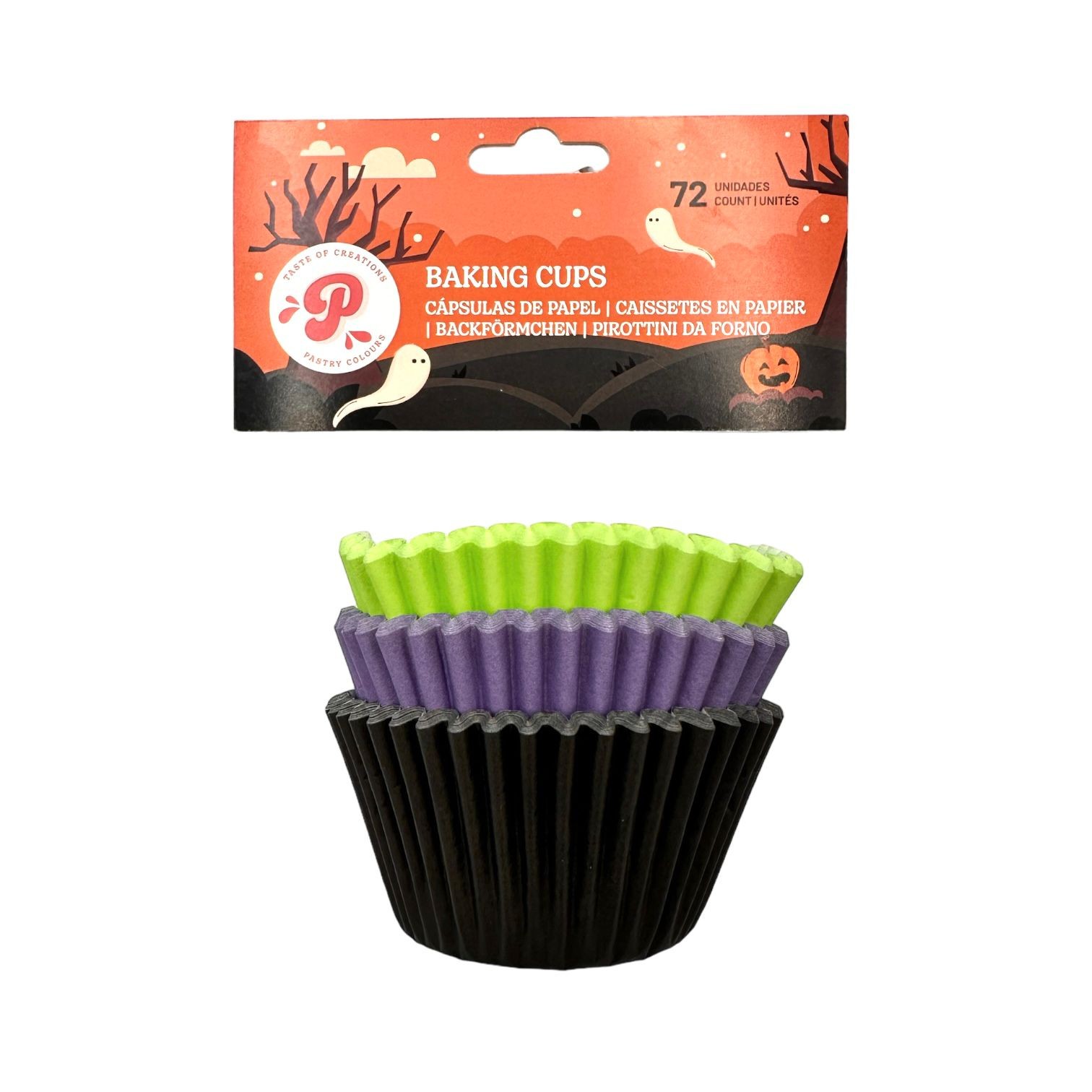 Capsulas Frankestein ( Negra / Verde / Morada ) 72 pzs Tamaño Standard