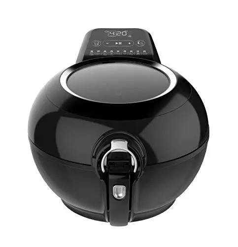 Freidora sin aceite SEB ActiFry Genius XL AH960800 – 9 programas, saludable, cesta extraíble, 1,7 kg, para 8 personas, negra