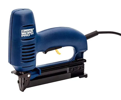Grapadora Eléctrica Rapid Pro R606 Ajustable para Madera y Manualidades