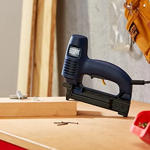 Grapadora Eléctrica Rapid Pro R606 Ajustable para Madera y Manualidades - Imagen 6