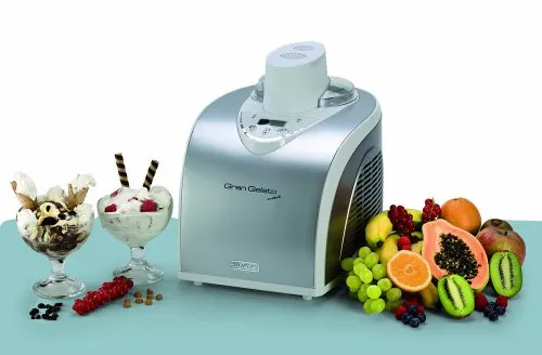 Heladera Ariete Gran Gelato Metal con Compresor y Pantalla LCD