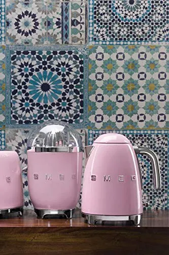 Hervidor de Agua SMEG KLF04PKEU 2400W 1.7L Rosa Pastel