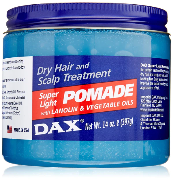 Pomada Súper Ligera para Fijación y Tratamiento de Cabello y Cuero Cabelludo Seco y sin brillo Super Light Pomade DAX