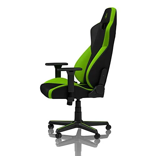 Silla Gaming Nitro Concepts S300 – 135 kg – Reclinable – Ajustable – Negro/Verde - Imagen 8