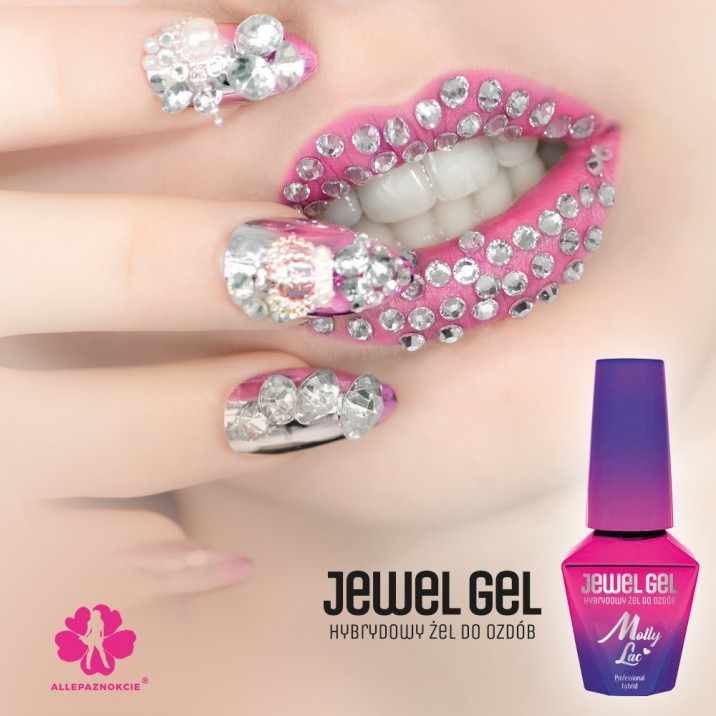 Estuche de Piedras Swarovski para decoración de uñas de varios tamaños PARA NAIL ART MOLLY LAC