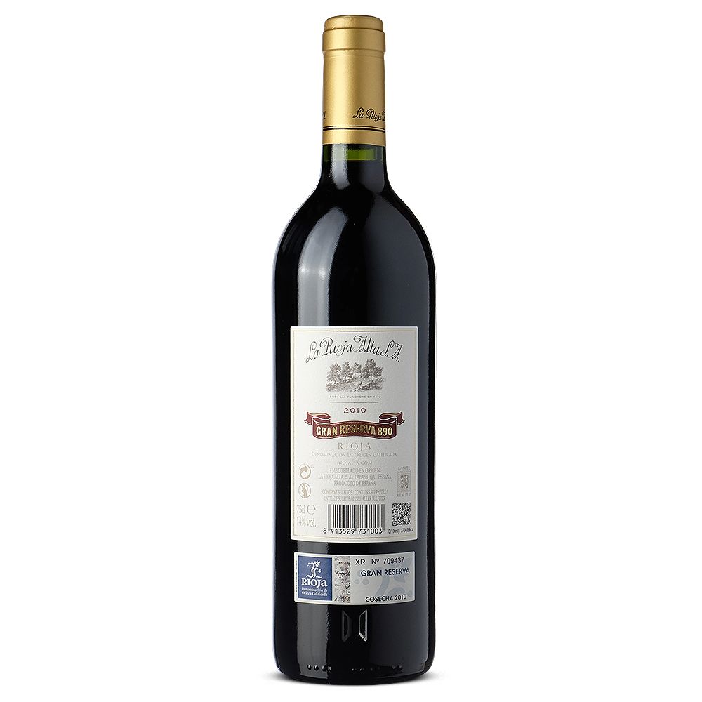 La Rioja Alta Gran Reserva 890 2010