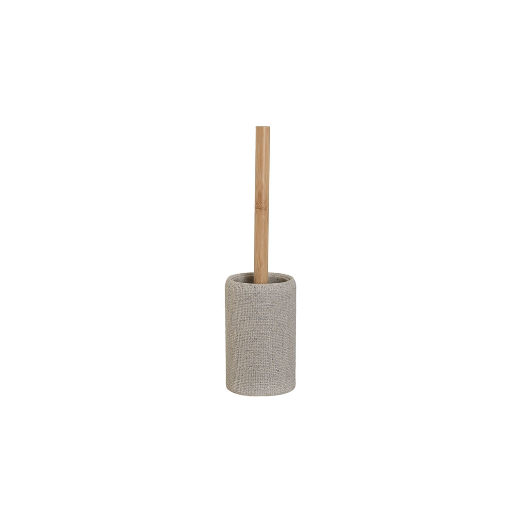 LOTE ESCOBILLERO + DOSIFICADOR + VASO RESINA BEIGE LISBOA - Imagen 6