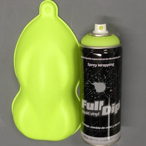 Vinilo líquido Full Dip Amarillo Fluor con Base Blanca - Imagen 4