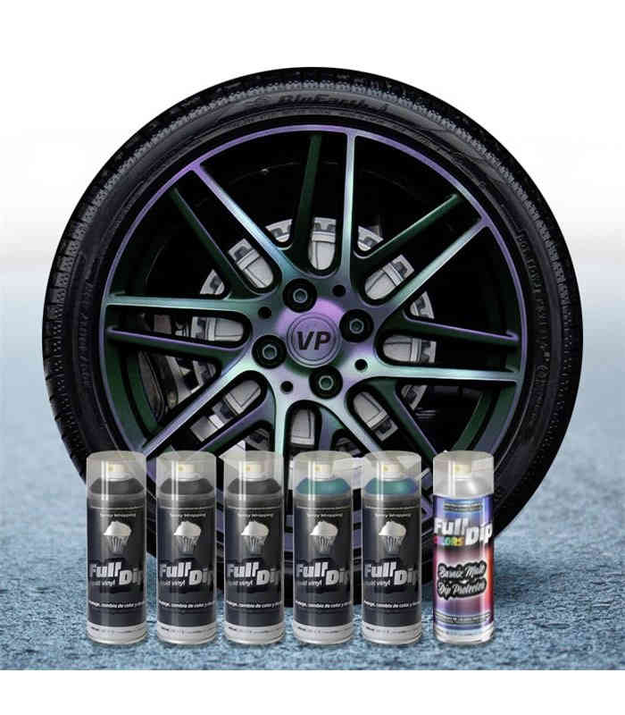 PACK SPRAYS FULL DIP ABSOLUTE CAMALEON PROTECCION MATE CON BASE NEGRA