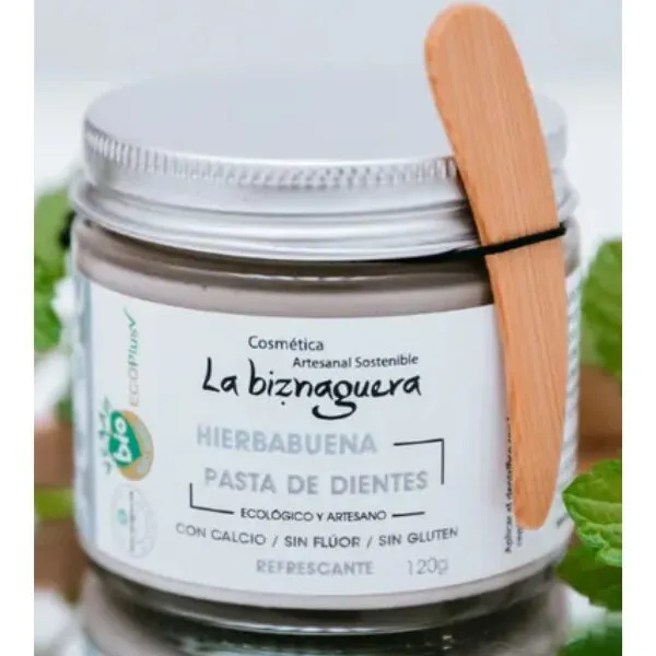 Pasta de dientes hierbabuena