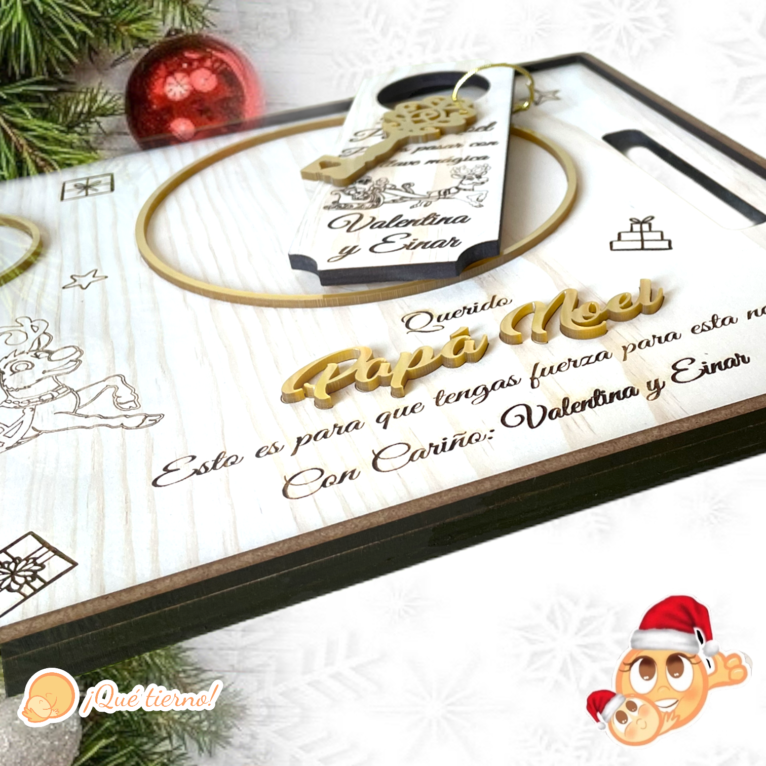 Bandeja para Papá Noel y Los Reyes Magos